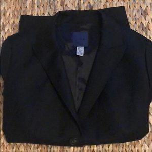 JCrew sz10T Super120s Wool Black Suit Jacket